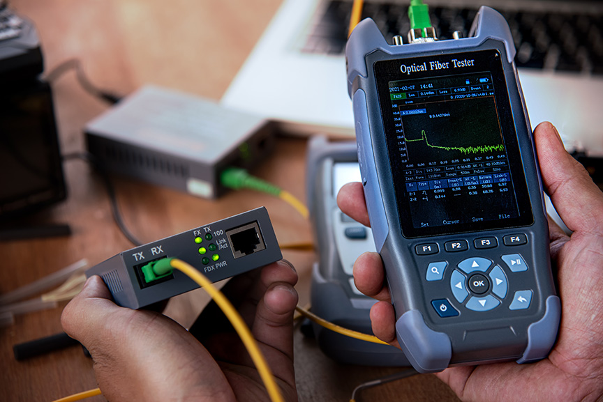 optical fiber test